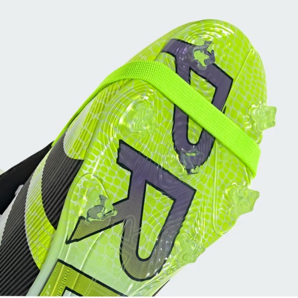 ADIDAS MEN\'S PREDATOR ELITE FOLDOVER TONGUE AG WHITE/BLACK/GREEN main image 6